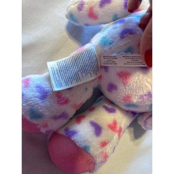 Build A Bear Pastel Rainbow Hearts Sassy Kitty Cat Plush 16" Valentine's - Picture 3 of 7